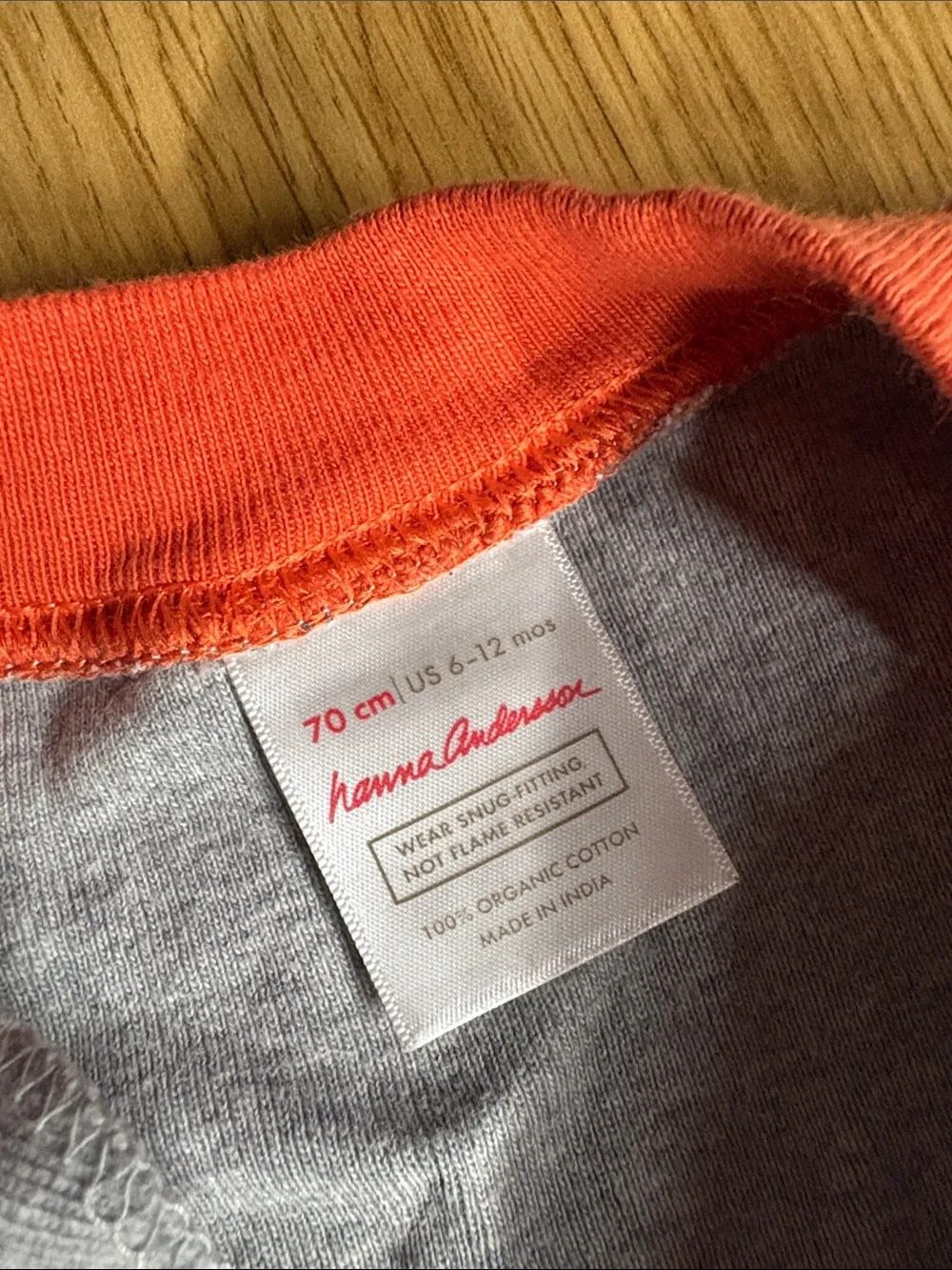Hanna Anderson construction onesie